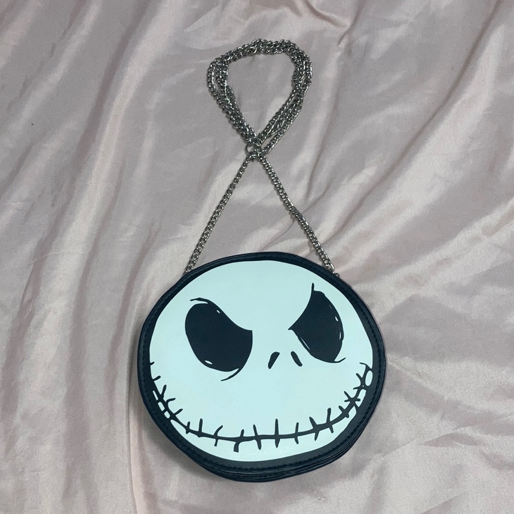 6x7 RARE Jack Skellington Purse with Chains
